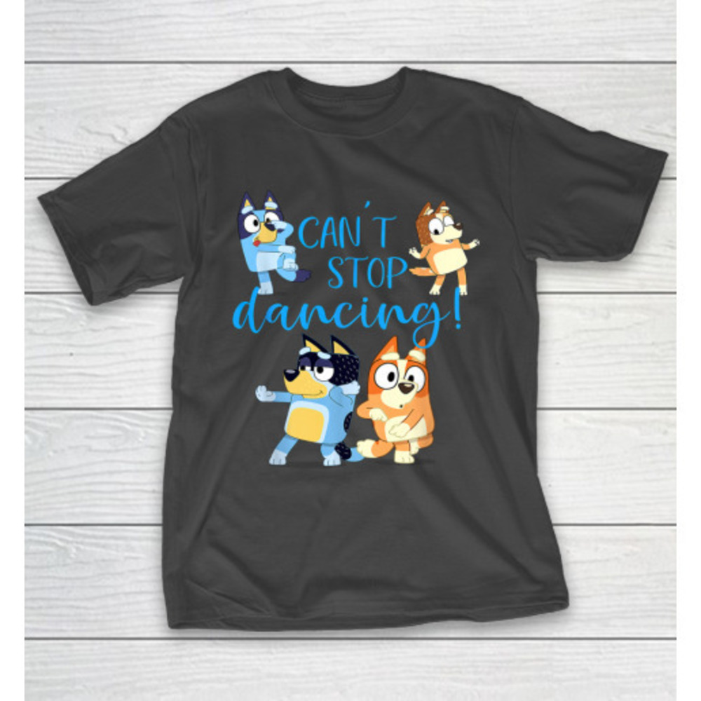 Mens Womens Fathers Bluey Dad Mum Love Father S Day Kids Tshirt